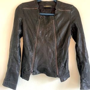 Black pelle leather jacket